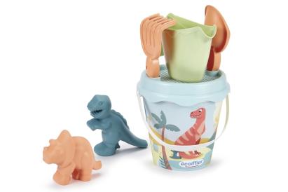 ECOIFFIER  SET GALEATA DINO CU 2 FORME DE NISIP 17CM