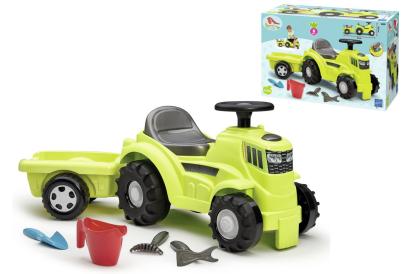 Tractor pentru copii Ride-On cu remorcă Ecoiffier, 85 cm
