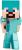 JADA MINECRAFT SET 4 FIGURINE METALICE 6.5CM