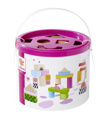 EICHORN COLOR SET BLOCURI DE CONSTRUCTIE DIN LEMN