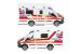 MAJORETTE AMBULANTA METALICA MERCEDES BENZ SPRINTER SCARA 1 LA 43