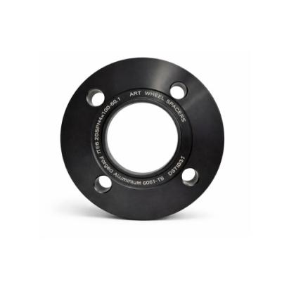 Distanțier jantă auto 20 mm 4x100, centrare 60.1, aluminiu forjat negru