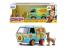 Set Scooby-Doo Mystery Machine din metal 1:24 cu Shaggy si Scooby-Doo
