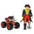 Masinuta Monster Jam Pirate's Curse cu figurina Captain Black