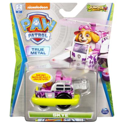 Masinuta metalica Skye Jungle Rescue Paw Patrol True Metal