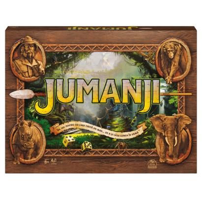 Joc de societate Jumanji în limba română, aventură pentru 8+ ani