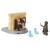 HARRY POTTER WIZARDING WORLD MAGICAL MINIS SET 2 FIGURINE RON WISLEAY SI HERMIONE GRANGER