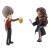 HARRY POTTER WIZARDING WORLD MAGICAL MINIS SET 2 FIGURINE RON SI PARVATI
