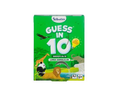 Joc educativ Guess in 10 - Recunoasterea animalelor, limba romana