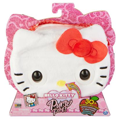 Geanta interactiva Purse Pets Hello Kitty cu sunete si reactii, 5+ ani
