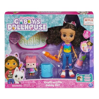 Papusa Gabby cu set creativ de pictura deluxe, 9 piese, 3+ ani