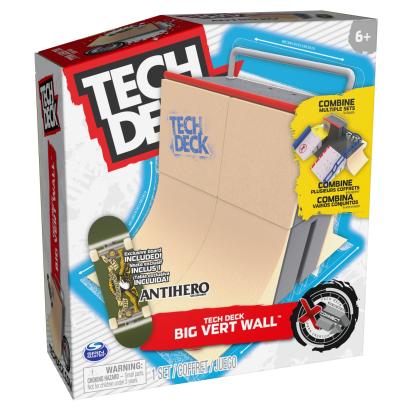 Rampă Tech Deck X-Connect Big Vert Wall cu fingerboard inclus