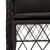 Set mobilier de grădină cu perne, 7 piese, negru, poliratan GartenMobel Dekor