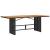 Set mobilier de grădină cu perne, 9 piese, negru, poliratan GartenMobel Dekor