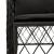 Set mobilier de grădină cu perne, 7 piese, negru, poliratan GartenMobel Dekor