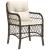 Set mobilier de grădină, 5 piese, cu perne, maro, poliratan GartenMobel Dekor