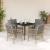Set mobilier pentru grădină, 5 piese, cu perne, bej, poliratan GartenMobel Dekor