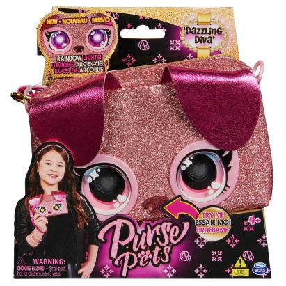 Gentuta interactiva Purse Pets Rainbow Lights Dazzling Diva