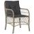 Set mobilier de grădină cu perne, 7 piese gri deschis poliratan GartenMobel Dekor
