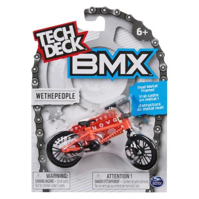 Bicicletă BMX miniaturală Tech Deck Wethepeople cu cadru metalic