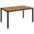 Set mobilier de grădină cu perne, 7 piese, negru, poliratan GartenMobel Dekor