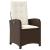 Set mobilier de grădină cu perne, 7 piese, maro, poliratan GartenMobel Dekor