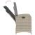 Set mobilier grădină cu perne, 9 piese, gri deschis, poliratan GartenMobel Dekor
