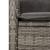 Set mobilier grădină cu perne, 9 piese, gri, poliratan GartenMobel Dekor