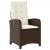 Set mobilier de grădină cu perne, 7 piese, maro, poliratan GartenMobel Dekor