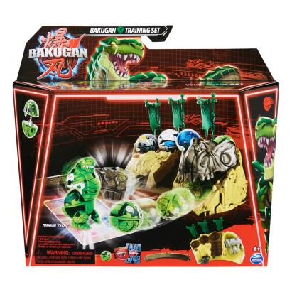 Set de antrenament Bakugan Titanium Trox cu obstacole si accesorii
