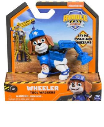 PATRULA CATELUSILOR RUBBLE AND CREW FIGURINA WHEELER 5CM