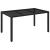Set mobilier de grădină cu perne, 7 piese, negru, poliratan GartenMobel Dekor