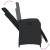 Set mobilier de grădină cu perne, 9 piese, negru, poliratan GartenMobel Dekor