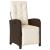 Set mobilier de grădină cu perne, 7 piese, maro, poliratan GartenMobel Dekor