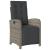 Set mobilier de grădină cu perne, 7 piese, gri, poliratan GartenMobel Dekor