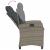 Set mobilier grădină cu perne, 9 piese, gri, poliratan GartenMobel Dekor