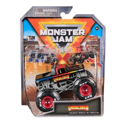 Masinuta metalica Monster Jam Excaliber, scara 1:64, Spin Master