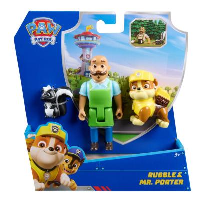 PATRULA CATELUSILOR SET 3 FIGURINE RUBBLE SI MR PORTER