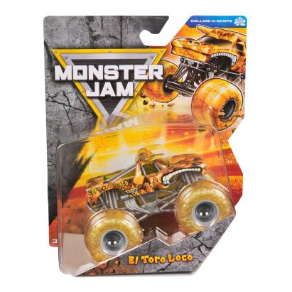 MONSTER JAM COLLIDE A SCOPE MASINUTA METALICA EL TORO LOCO SCARA 1 LA 64