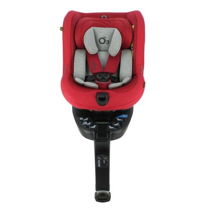 Scaun auto i-Size Nado O3 rosu, 40-105 cm, rotativ 360°