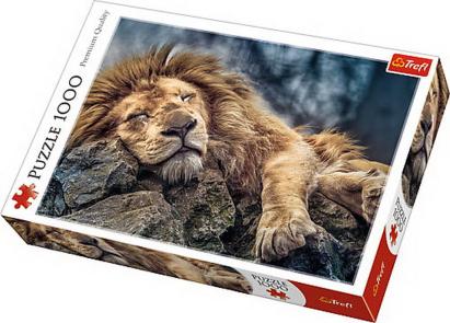 Puzzle Trefl 1000 piese Leu Dormind, multicolor, 12+ ani