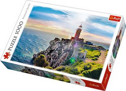 Puzzle Trefl 1000 piese Farul Melagavi, peisaj spectaculos