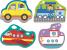 Puzzle bebe Trefl cu vehicule de transport, 8 piese, 2 ani+