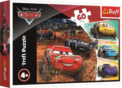 Puzzle Trefl Cars 60 piese cu Fulger McQueen si prietenii