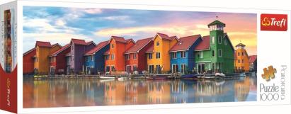 Puzzle panoramic Trefl 1000 piese cu peisaj Groningen