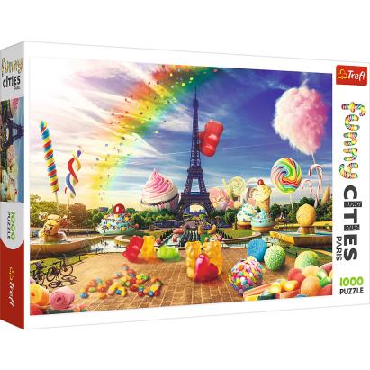 Puzzle Trefl 1000 piese Dulciuri la Paris, multicolor, 12+ ani