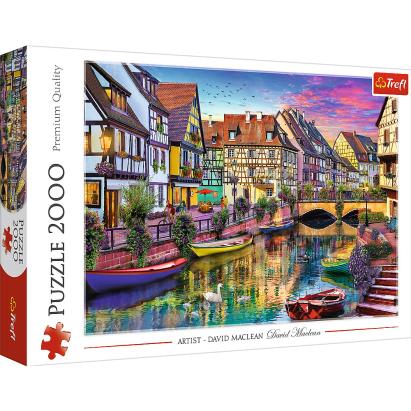 Puzzle 2000 piese Colmar, Franța - Trefl Premium Quality