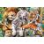 PUZZLE TREFL DIN LEMN 500+1 PIESE FELINELE DIN JUNGLA