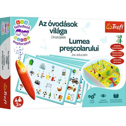 Joc educativ Lumea preșcolarului cu creion magic, 4+ ani, Trefl