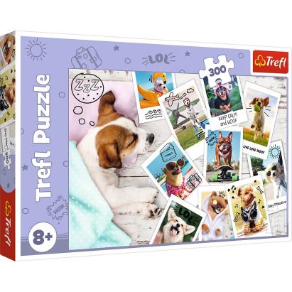Puzzle Trefl 300 piese Poze din Vacanță pentru copii 8+